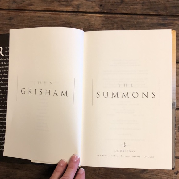 Book "The Summons" by John Grisham First Edition 2002 - Picture 3 of 12